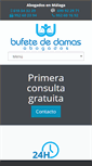 Mobile Screenshot of bufetededamas.com